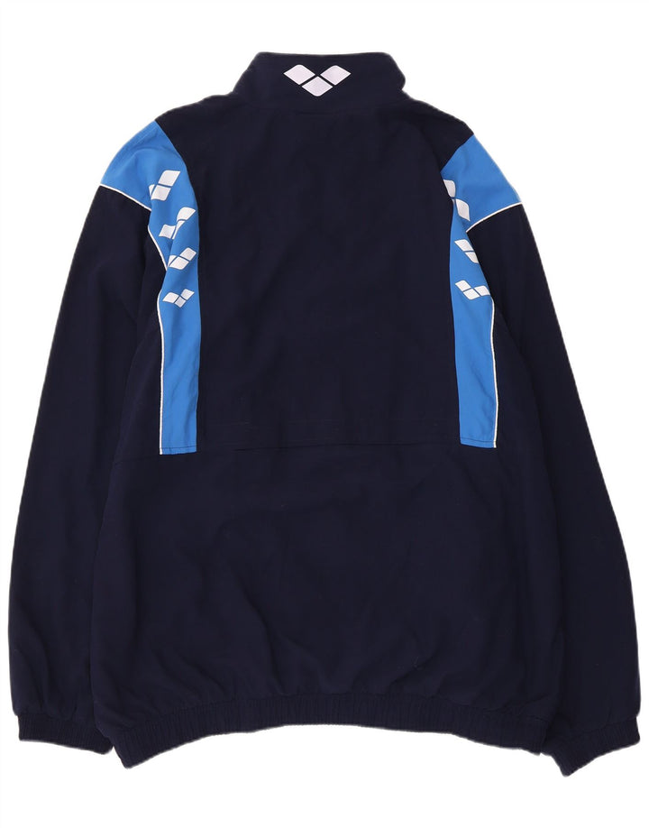 Arena Herre grafisk hel træningsdragt XL Marineblå Colourblock Polyester