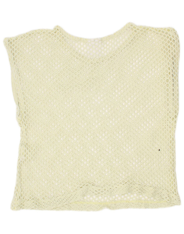 Zara Pigehæklet Vest Top 9-10 År Grøn