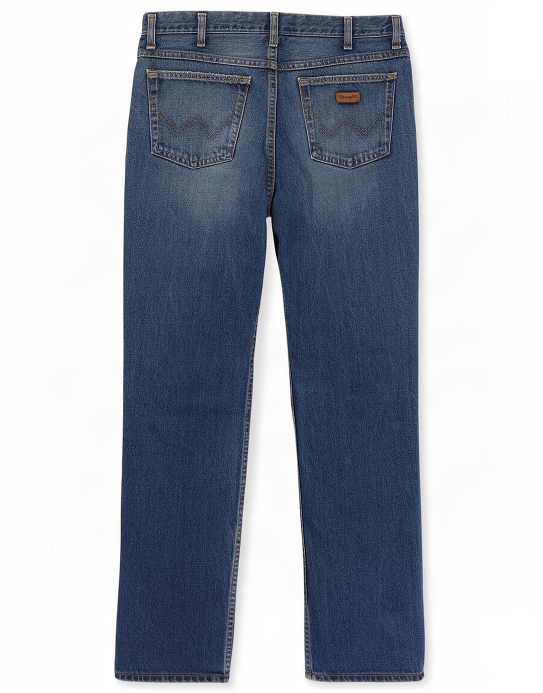 Wrangler Straight Jeans til mænd W33 L30 blå bomuld