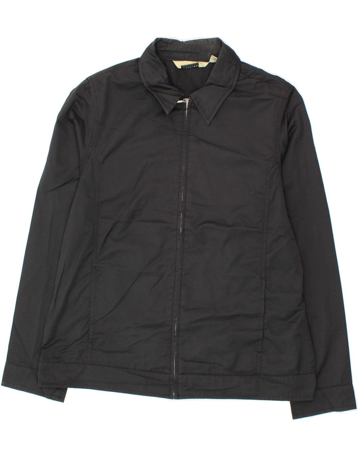 EDDIE BAUER Womens Bolero Jacket UK 16 Large Black Cotton Vintage Eddie Bauer and Second-Hand Eddie Bauer from Messina Hembry 