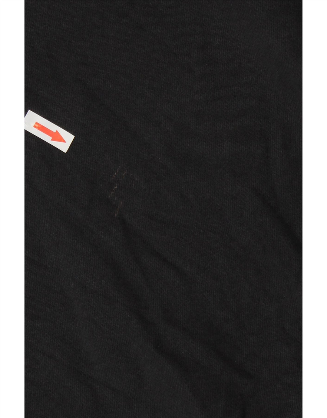 Adidas Dame Oversized Crop Hoodie Jumper UK 12 Medium Sort Bomuld