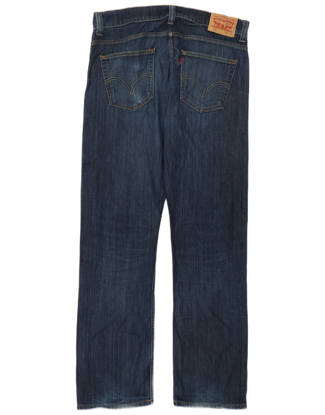 Levi's Herre 506 Straight Jeans W36 L34 Blå Bomuld