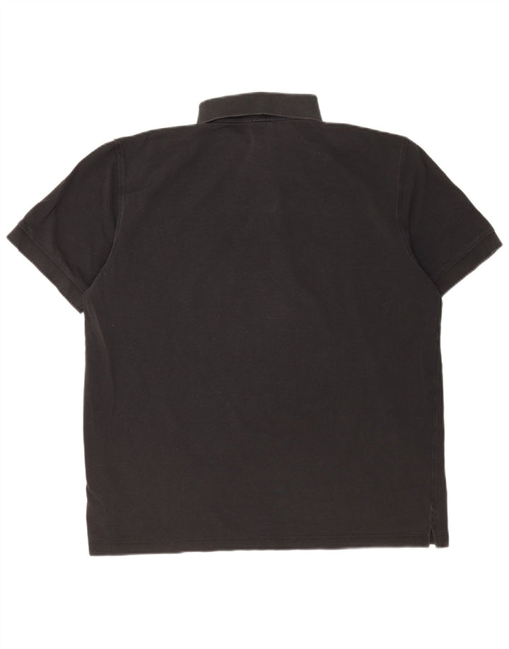 Hugo Boss Poloshirt til mænd Stor sort bomuld
