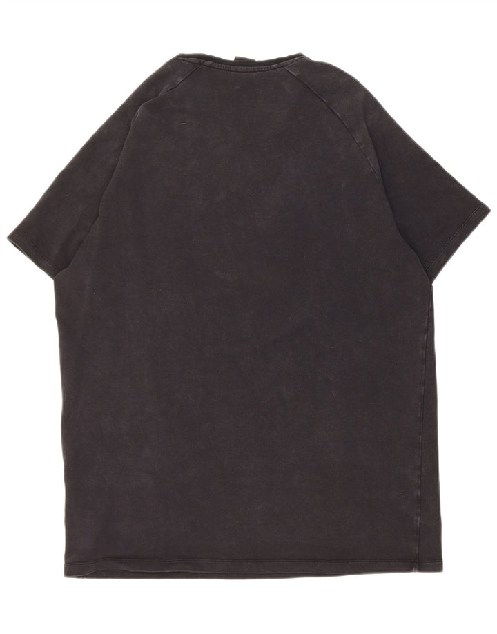 Hugo Boss Herre Grafisk T-Shirt Top Stor Sort Lyocell