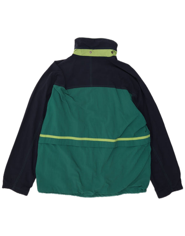 Lotto Herre Windbreaker Jacket Large Green Colourblock
