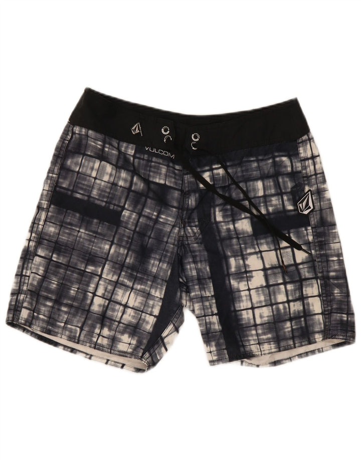 Volcom Badeshorts til mænd Medium Marineblå Ternet polyester