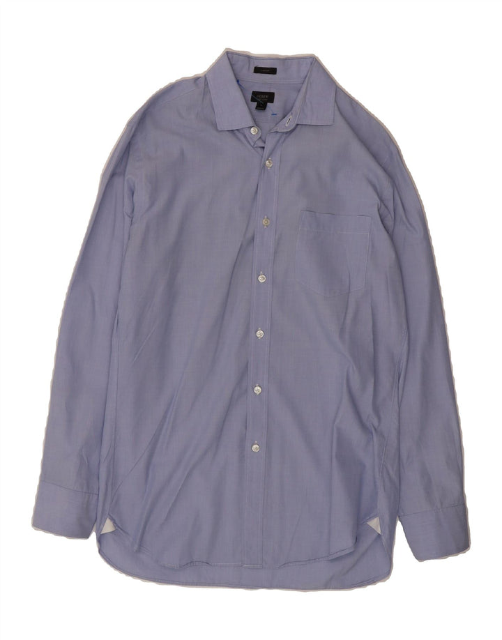 J. CREW Mens Ludlow Shirt Medium Blue Cotton Vintage J. Crew and Second-Hand J. Crew from Messina Hembry 