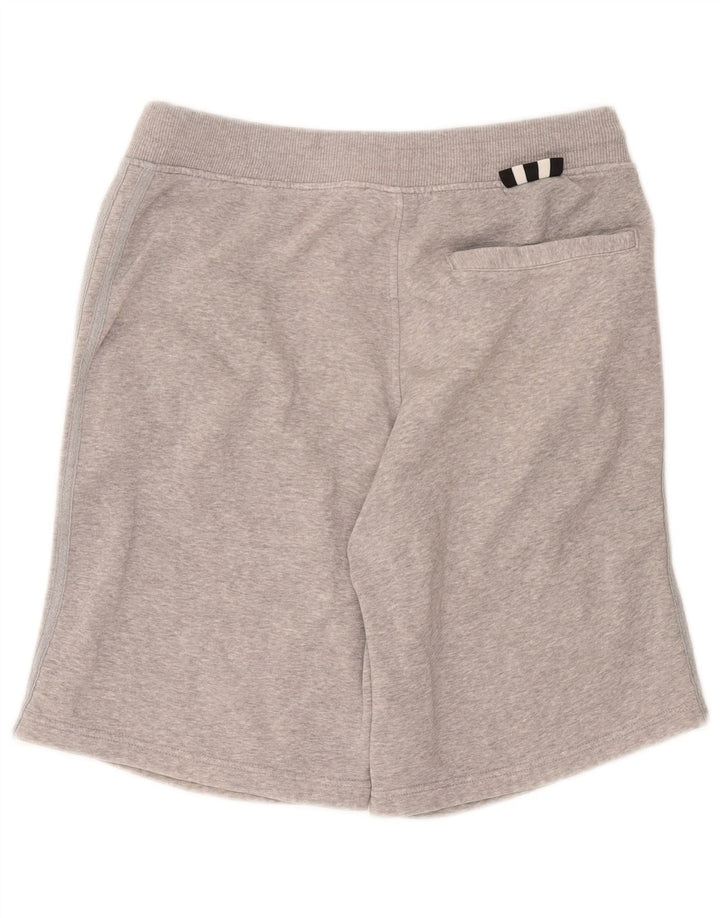 Adidas Sportshorts til mænd, mellemgrå flækket bomuld