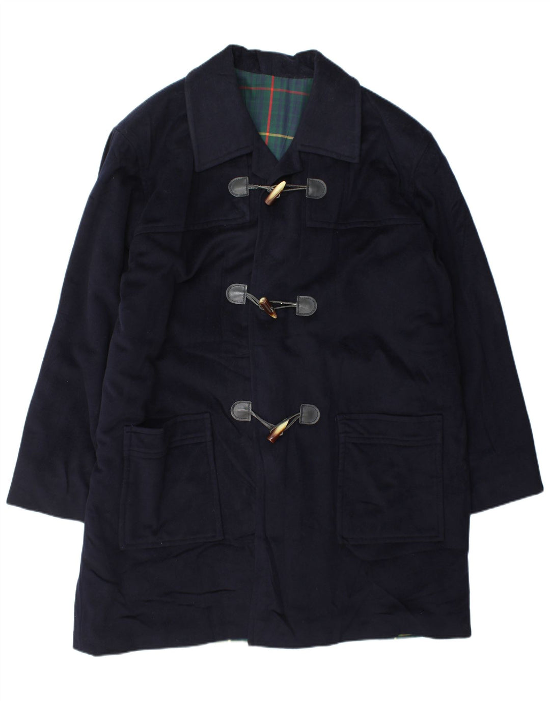 Vintage Herre Duffel Coat UK 44 2XL Navy Blue
