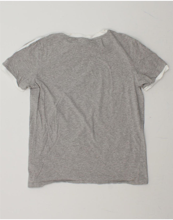 ADIDAS Womens T-Shirt Top UK 8 Small  Grey Cotton Vintage Adidas and Second-Hand Adidas from Messina Hembry 