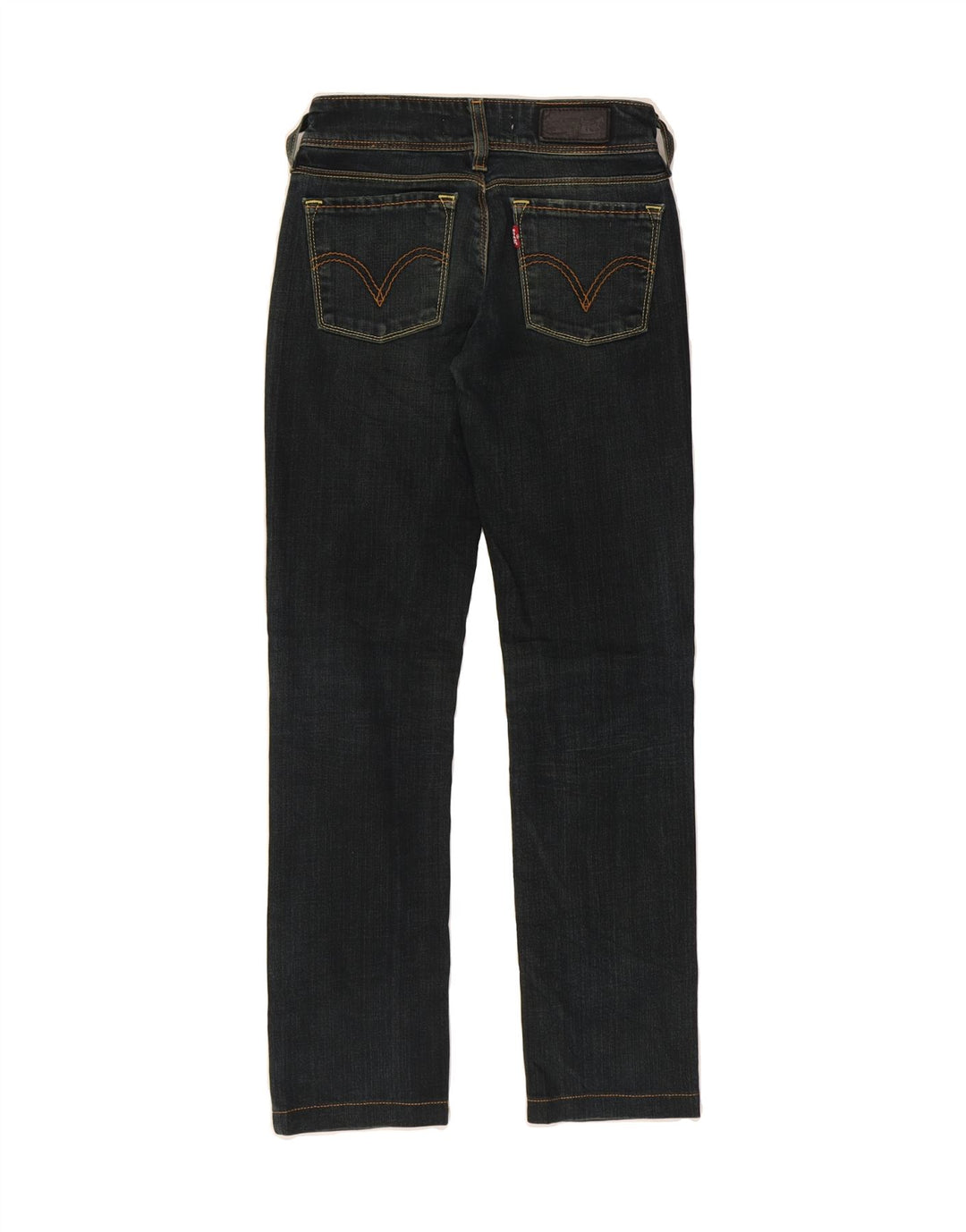 LEVI'S Womens 571 Slim Jeans  W24 L29 Navy Blue Vintage Levi's and Second-Hand Levi's from Messina Hembry 