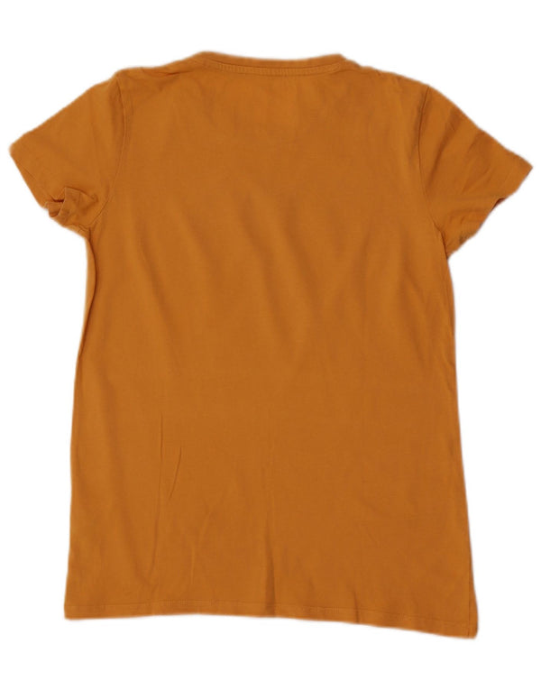Guess piger grafisk t-shirt top 13-14 år gul bomuld