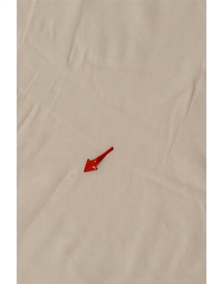 TOMMY HILFIGER Womens T-Shirt Top UK 14 Large White Vintage Tommy Hilfiger and Second-Hand Tommy Hilfiger from Messina Hembry 