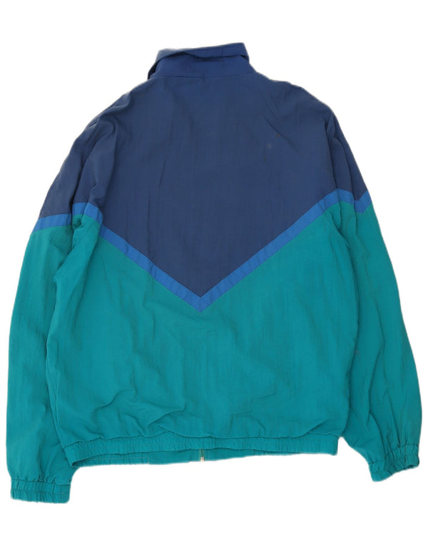 Club Herre Loose Fit træningsdragt Topjakke Medium Blue Colourblock