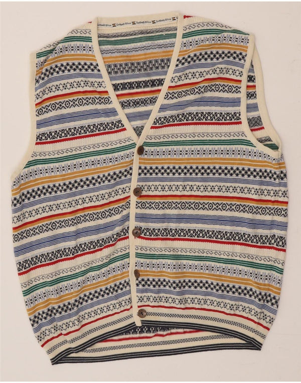 Gabriella Frattini Herre cardigan sweater Medium Flerfarvet Fair Isle