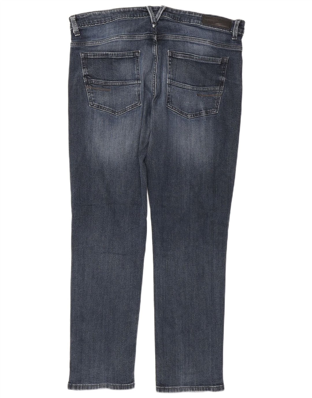 Benetton Herre Slim Jeans W38 L31 Marineblå