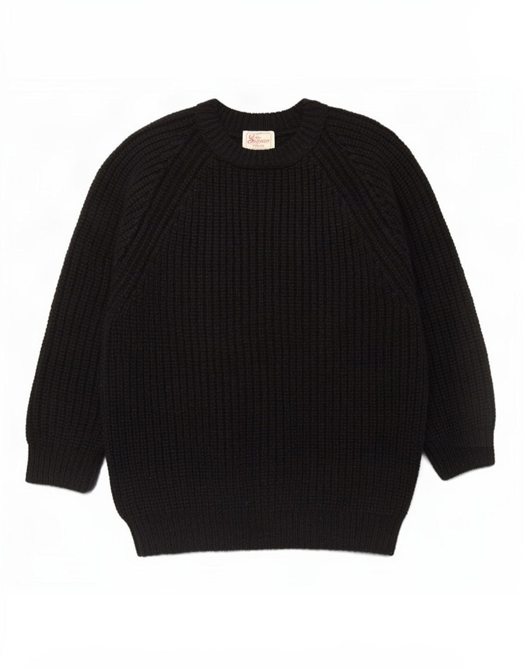 Sweater Shop Herre Boat Neck Jumper Medium Sort Ny Uld