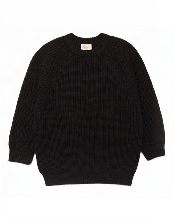 Sweater Shop Herre Boat Neck Jumper Medium Sort Ny Uld