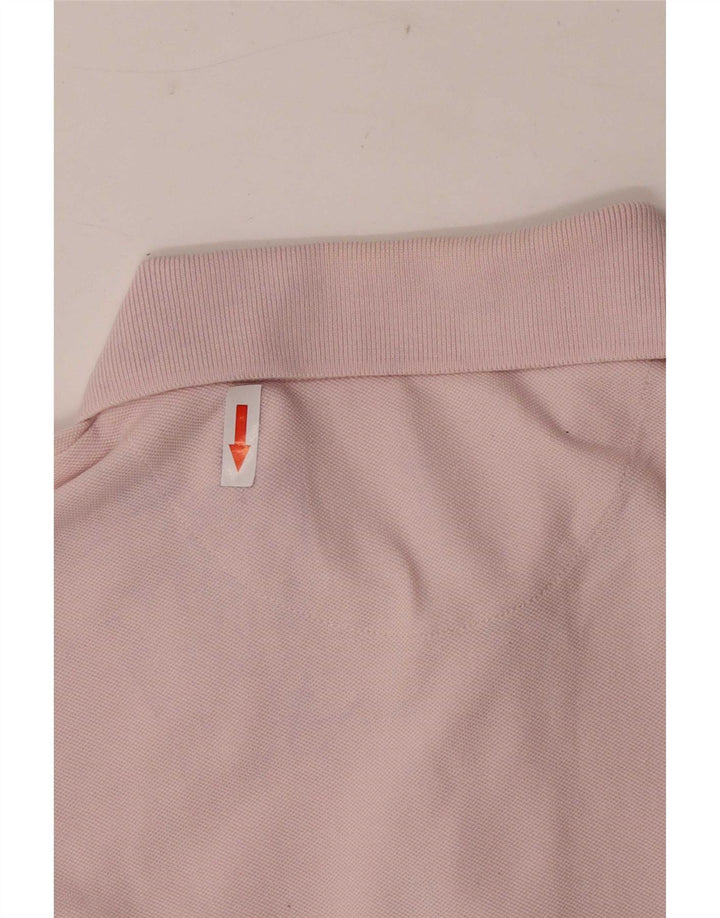 Lyle & Scott herre poloskjorte lille pink bomuld