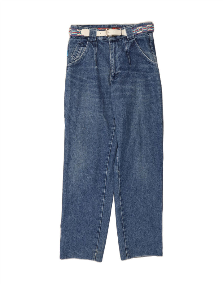 VINTAGE Womens Straight Jeans W28 L30  Blue Cotton Vintage Vintage and Second-Hand Vintage from Messina Hembry 