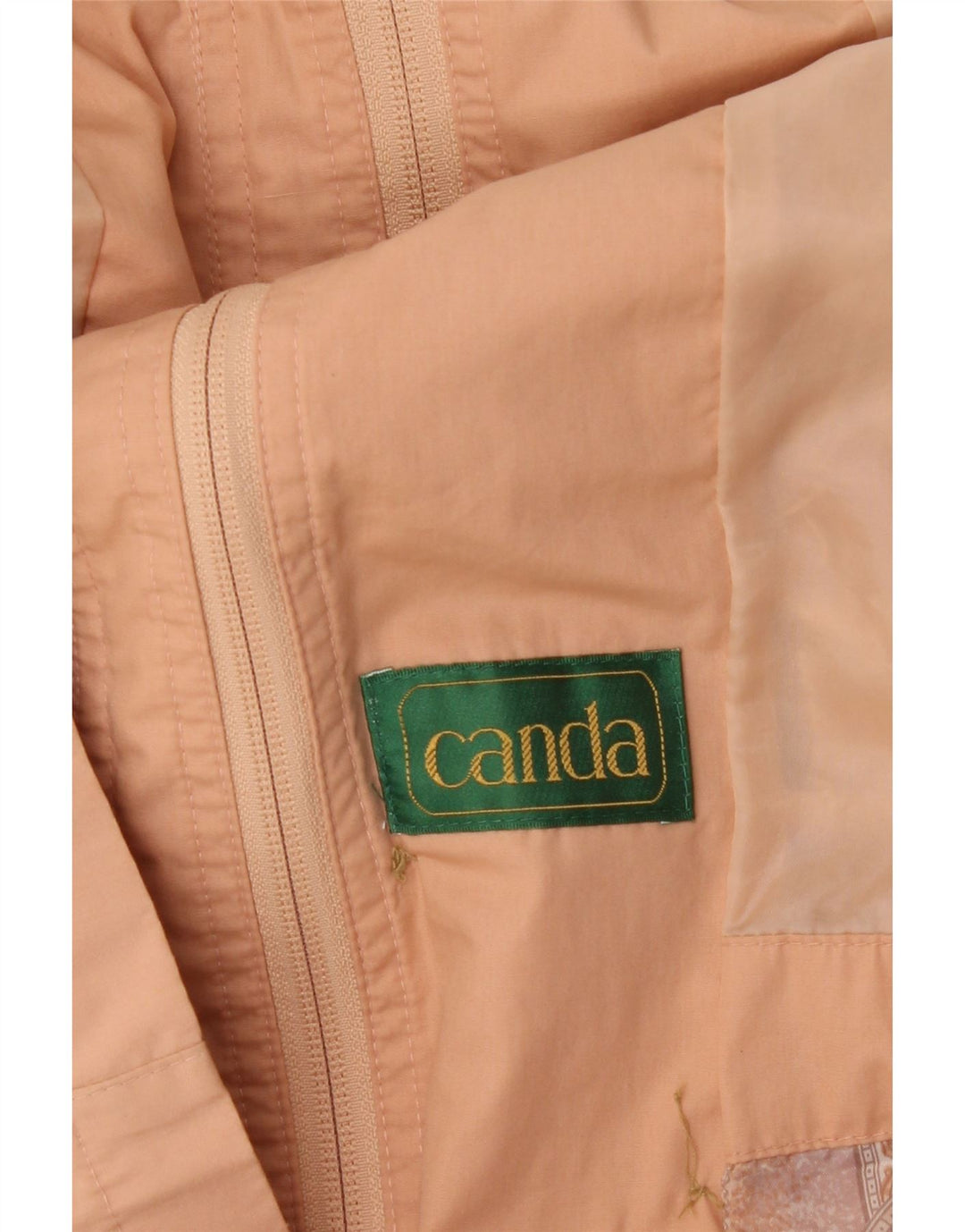 CANDA Womens Windbreaker Coat US 12 Large Pink Polyester Vintage Canda and Second-Hand Canda from Messina Hembry 