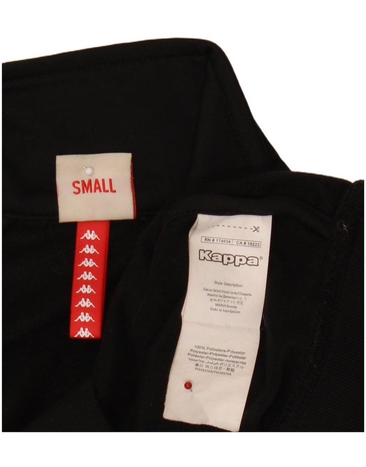 Kappa Grafisk træningsdragt topjakke til kvinder UK 10 Small Black Colourblock