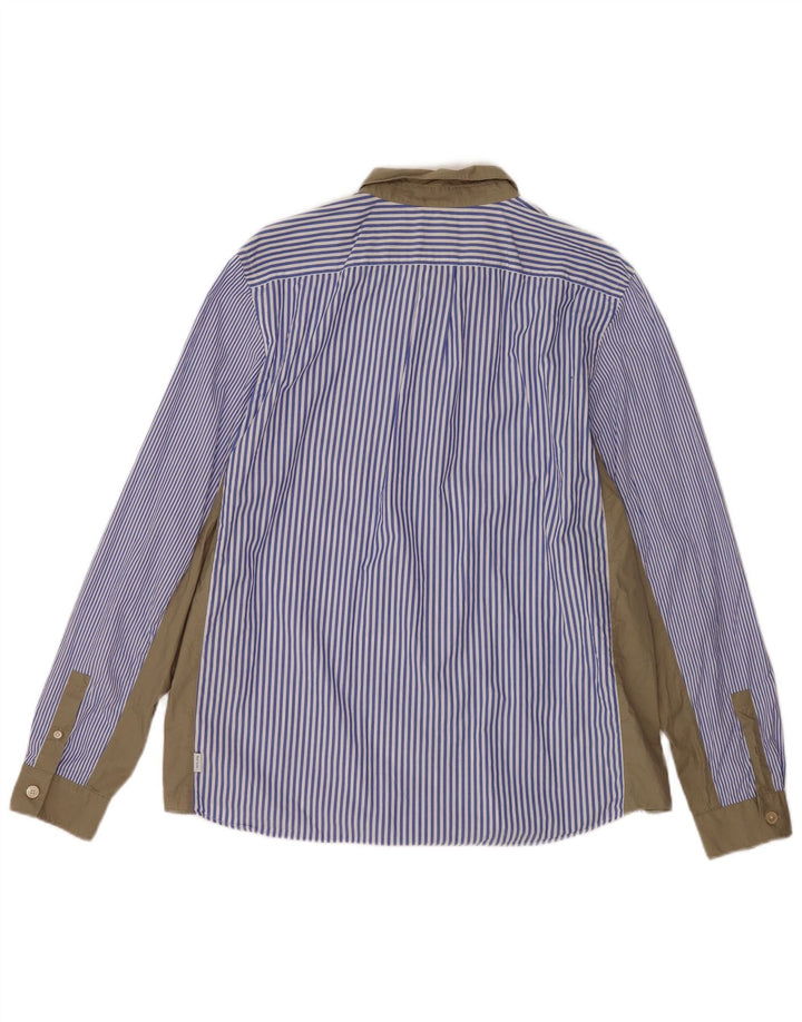 Paul Smith Herre Regular Fit skjorte 2XL Blå Colourblock Bomuld