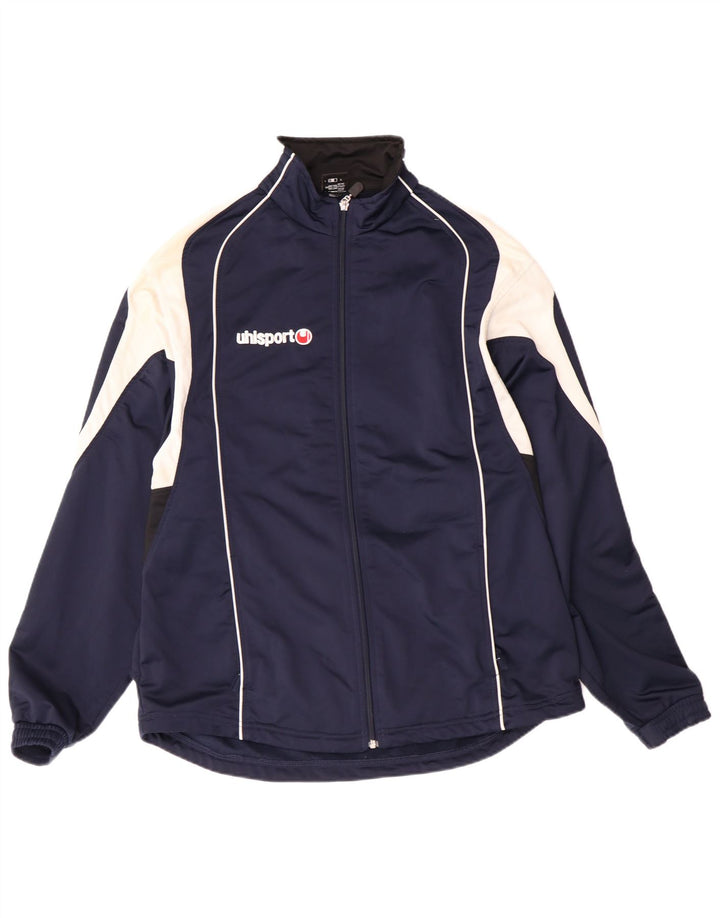 Uhlsport Træningsdragt til mænd Topjakke UK 38/40 Mellem marineblå polyester