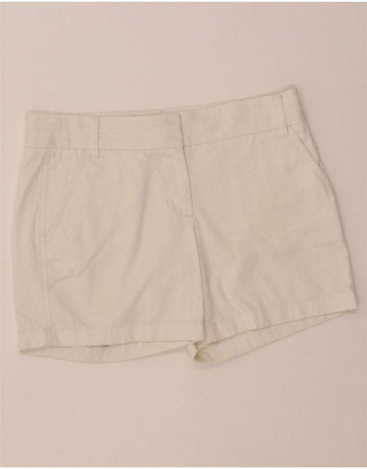 J. CREW Womens Chino Shorts US 2 XS W30  White Cotton Vintage J. Crew and Second-Hand J. Crew from Messina Hembry 
