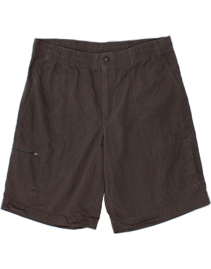 EDDIE BAUER Womens Cargo Shorts Large W36  Brown Cotton Vintage Eddie Bauer and Second-Hand Eddie Bauer from Messina Hembry 