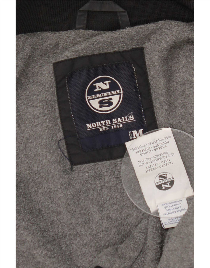 North Sails Herre Bomber Jacket UK 38 Medium Sort Nylon