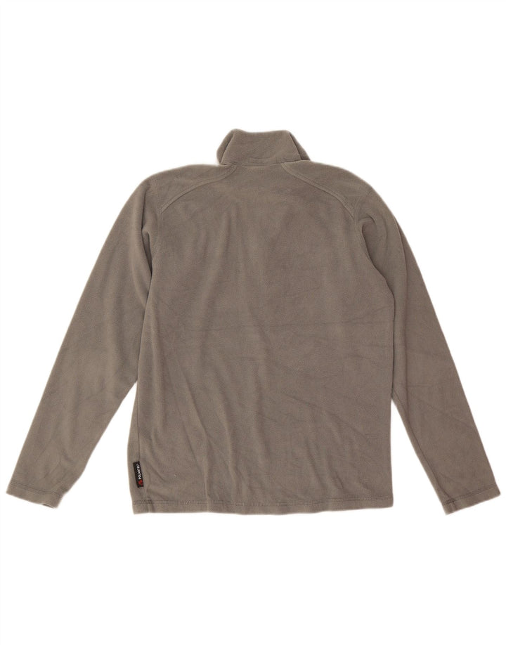Helly Hansen Herre Fleece Jumper med lynlås, lille grå polyester