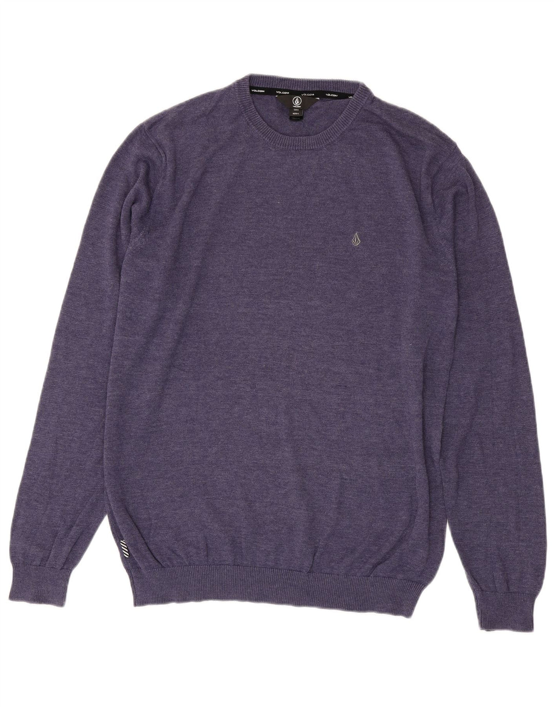 Volcom Herre Crew Neck Jumper Sweater Stor Lilla Bomuld