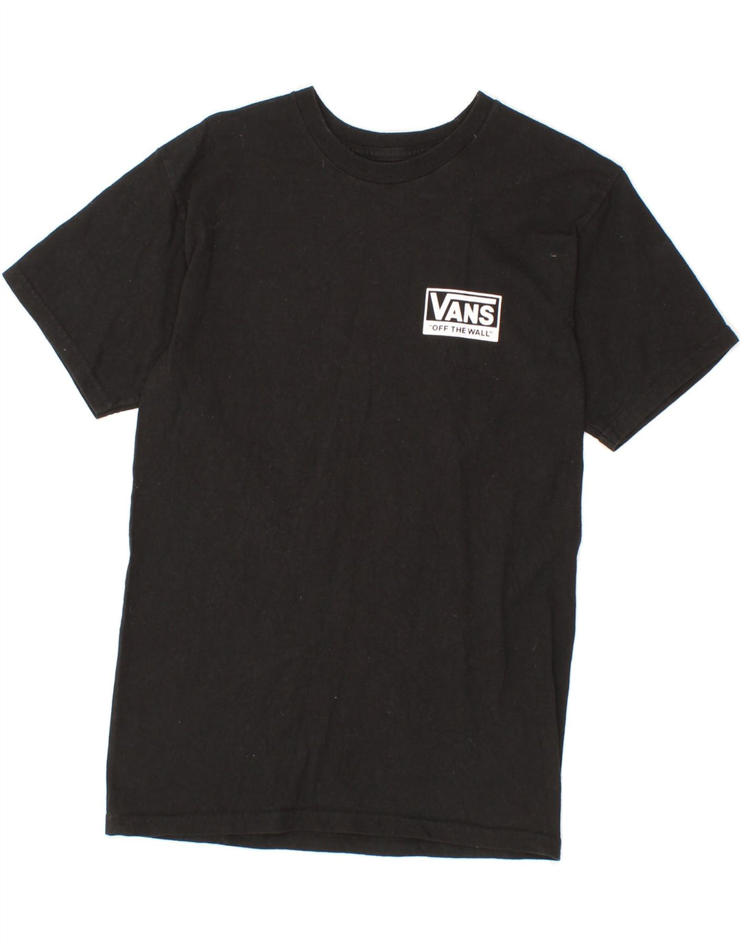 VANS Mens Graphic T-Shirt Top Small Black Vintage Vans and Second-Hand Vans from Messina Hembry 