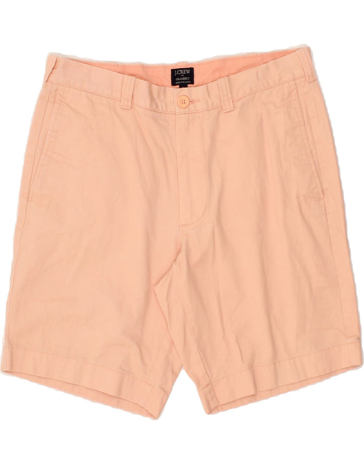J. CREW Mens Gramercy Chino Shorts W32 Medium Pink Cotton Vintage J. Crew and Second-Hand J. Crew from Messina Hembry 