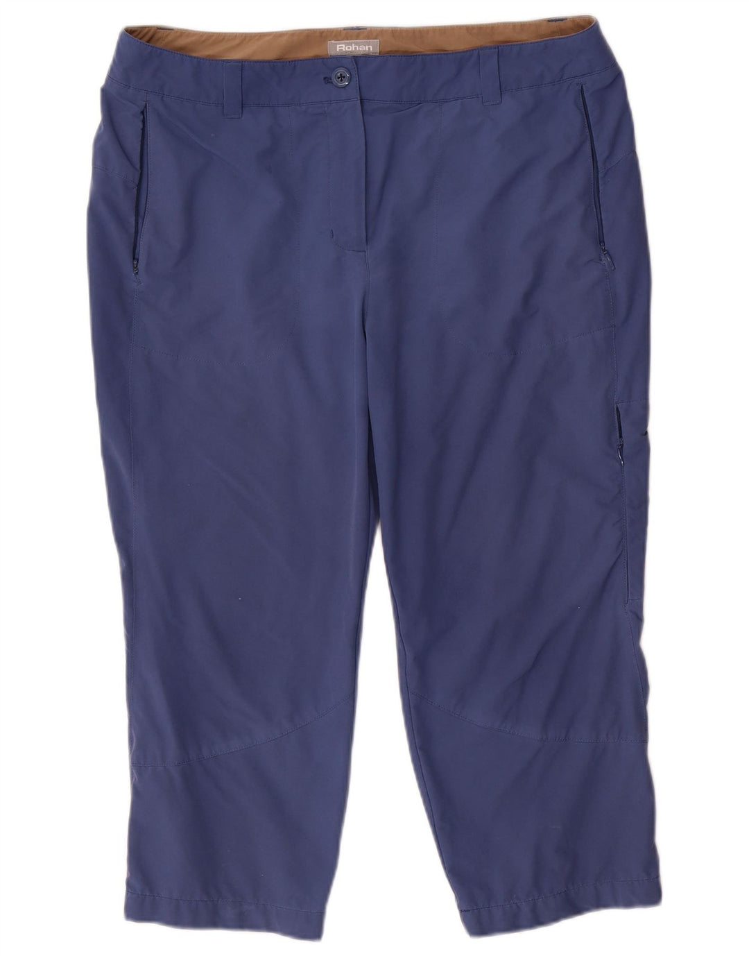 Rohan Dame Cargo Capri Bukser UK 14 Large W36 L22 Blå Polyamid