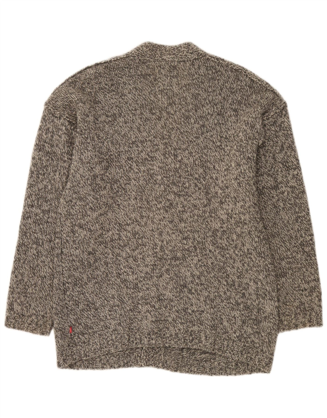 Jackpot Herre Cardigan Sweater Stor Grå Flecked