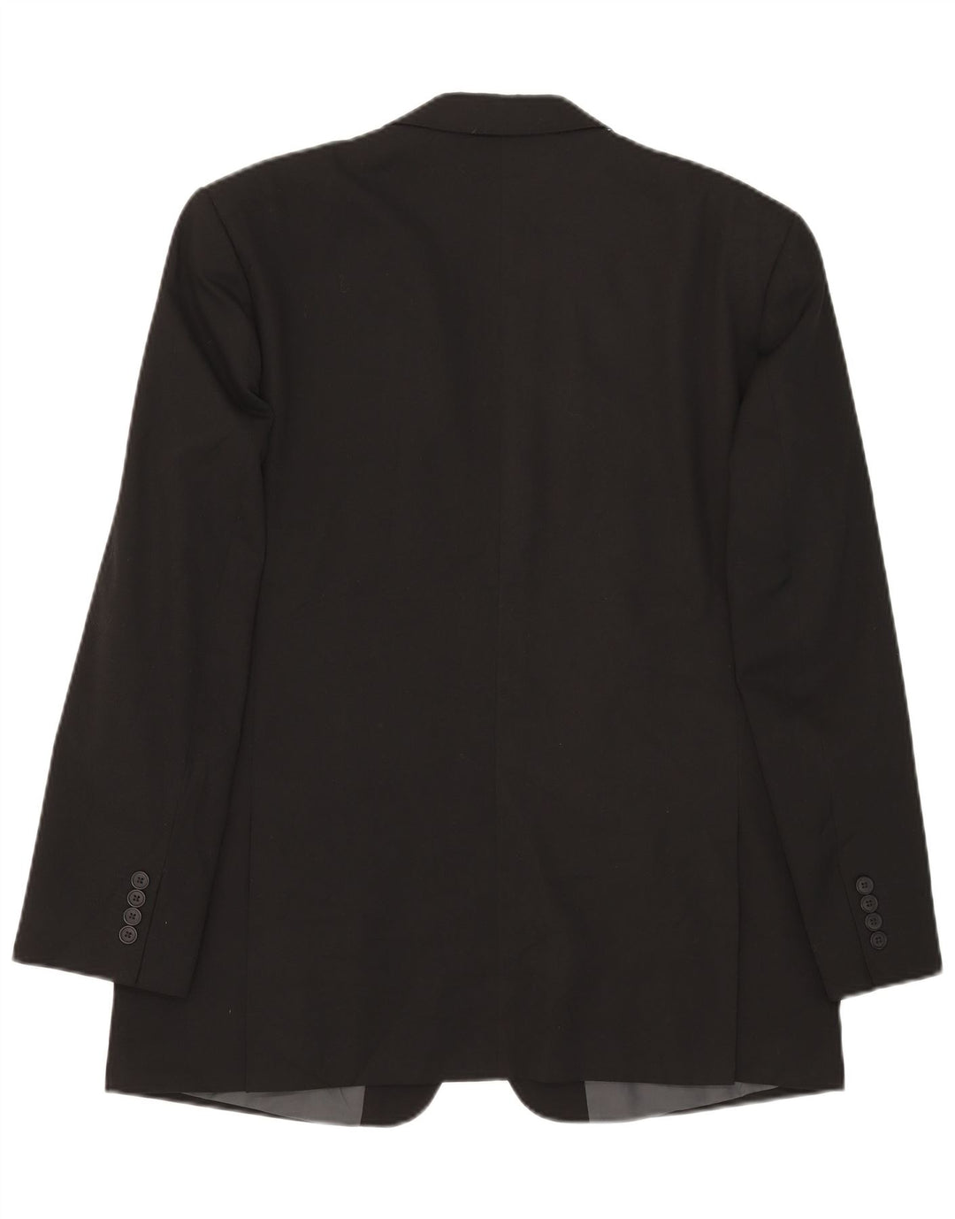 Marks & Spencer Herre 2-knaps blazerjakke UK 42 Stor sort polyester