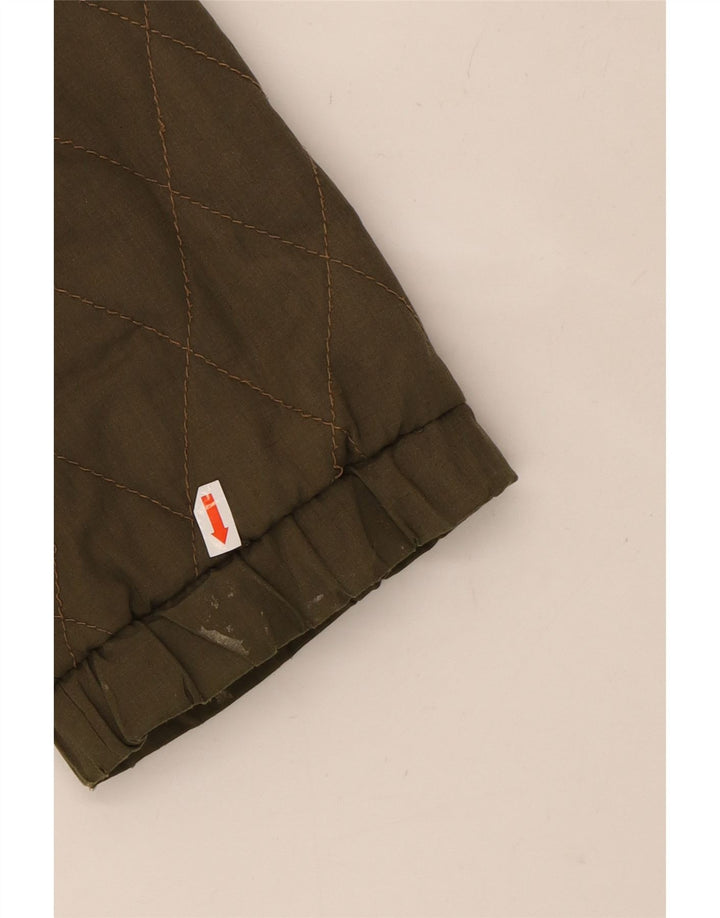 EASY COMFORT Womens Windbreaker Coat UK 16 Large  Khaki Check Polyester