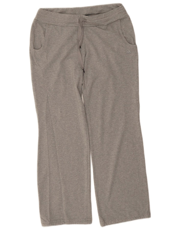 Adidas Womens Climalite træningsdragt Bukser UK 8/10 Small Grey Bomuld