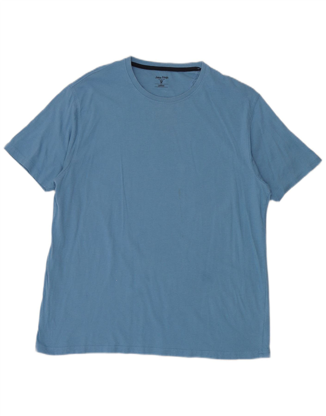 James Pringle Herre T-Shirt Top Stor Blå Bomuld