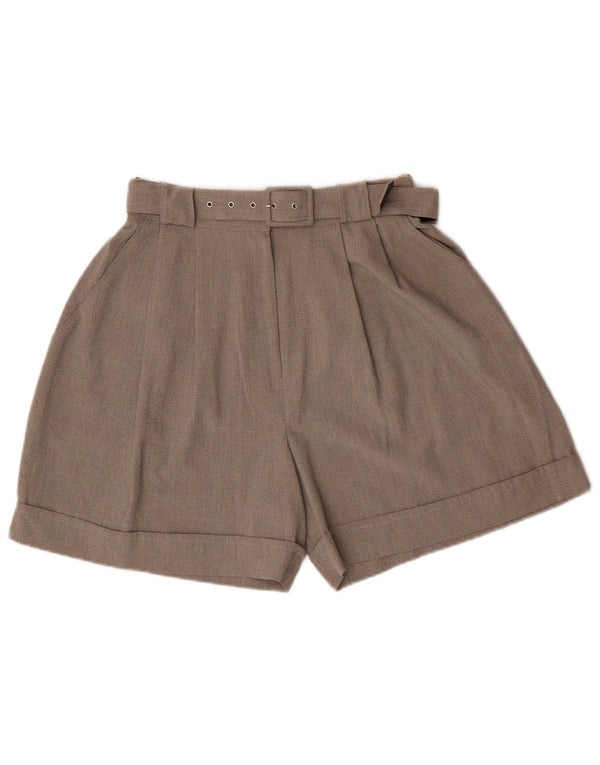 Ecco Dame Højtalje Casual Shorts EU 38/40 Medium W26 Grå Klassisk