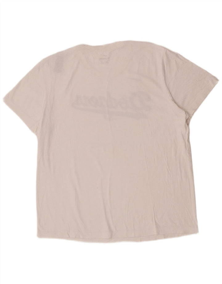 Nike Herre Dodgers Grafisk T-Shirt Top XL Hvid Bomuld