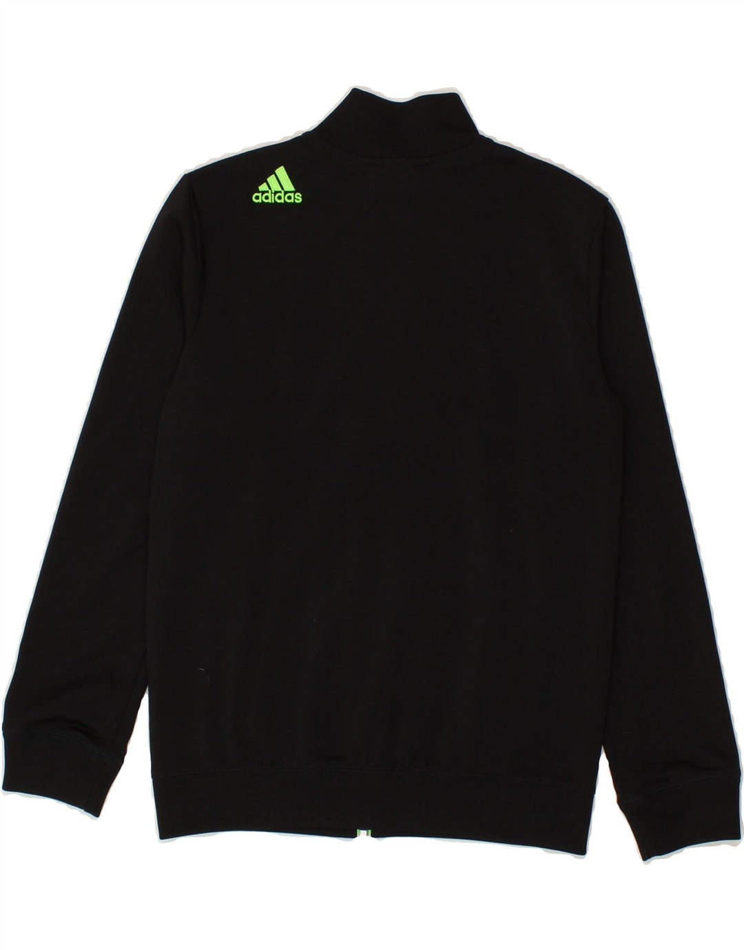 ADIDAS Boys Tracksuit Top Jacket 9-10 Years Black Polyester Vintage Adidas and Second-Hand Adidas from Messina Hembry 