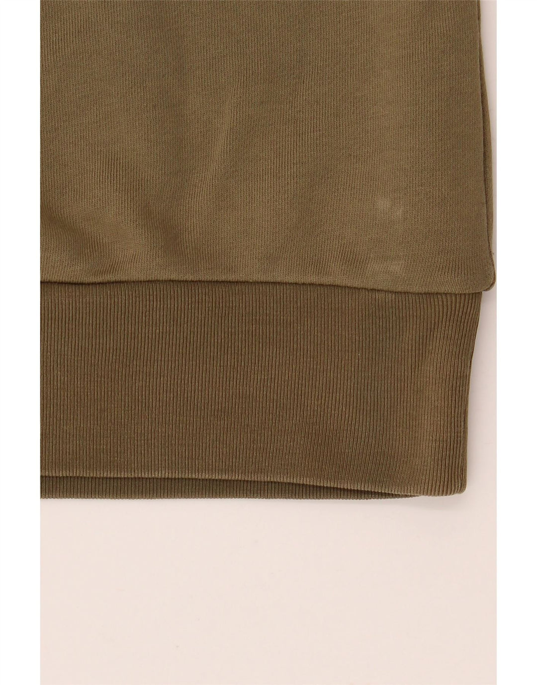 DIESEL Dame Grafisk Sweatshirt Jumper UK 12 Medium Khaki Bomuld