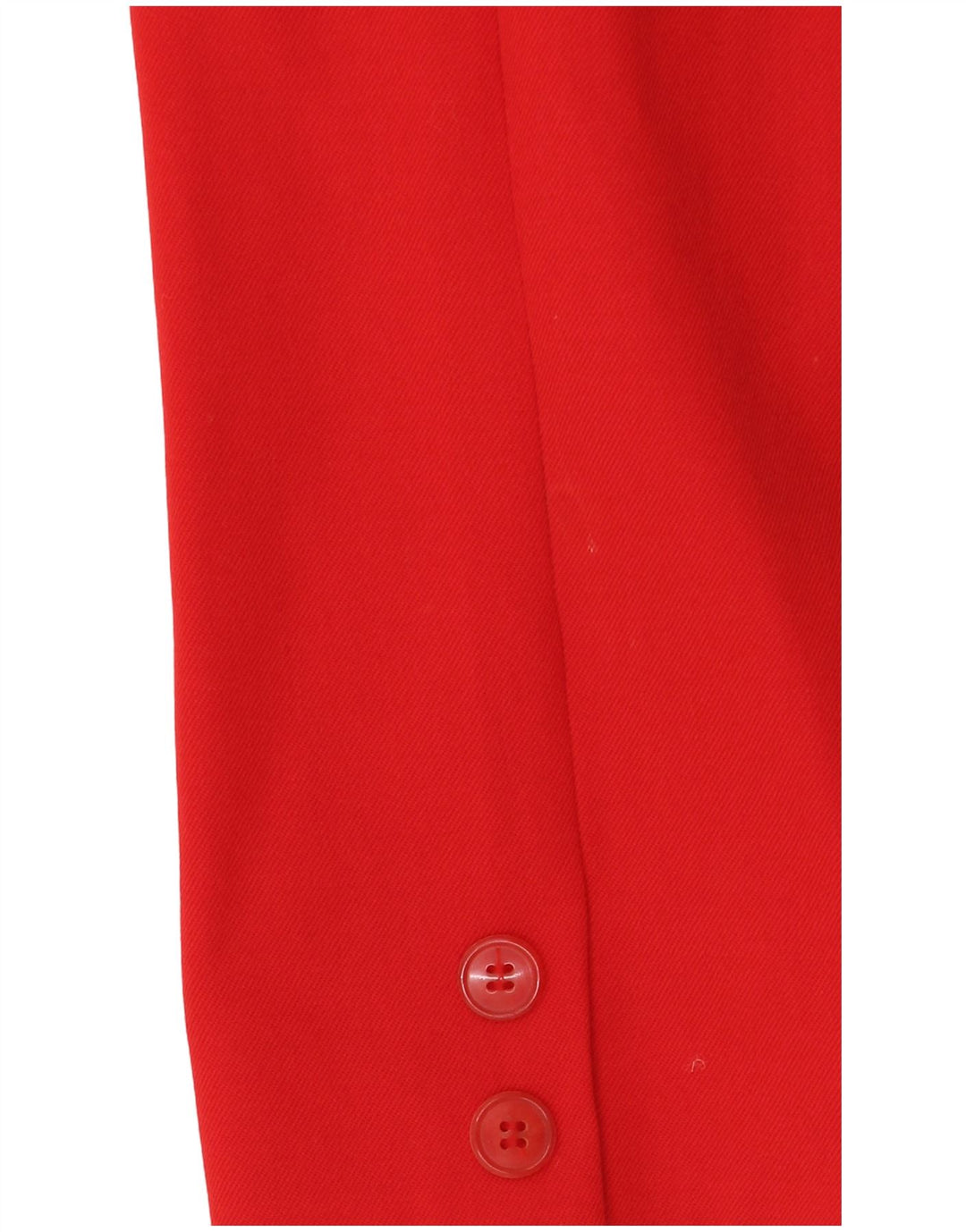 Vintage Dame Crop Dobbeltradet Blazer Jacket IT 44 Medium Rød