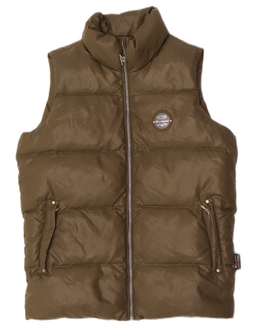Champion Piger Polstret Gilet 11-12 år Stor Khaki Polyester