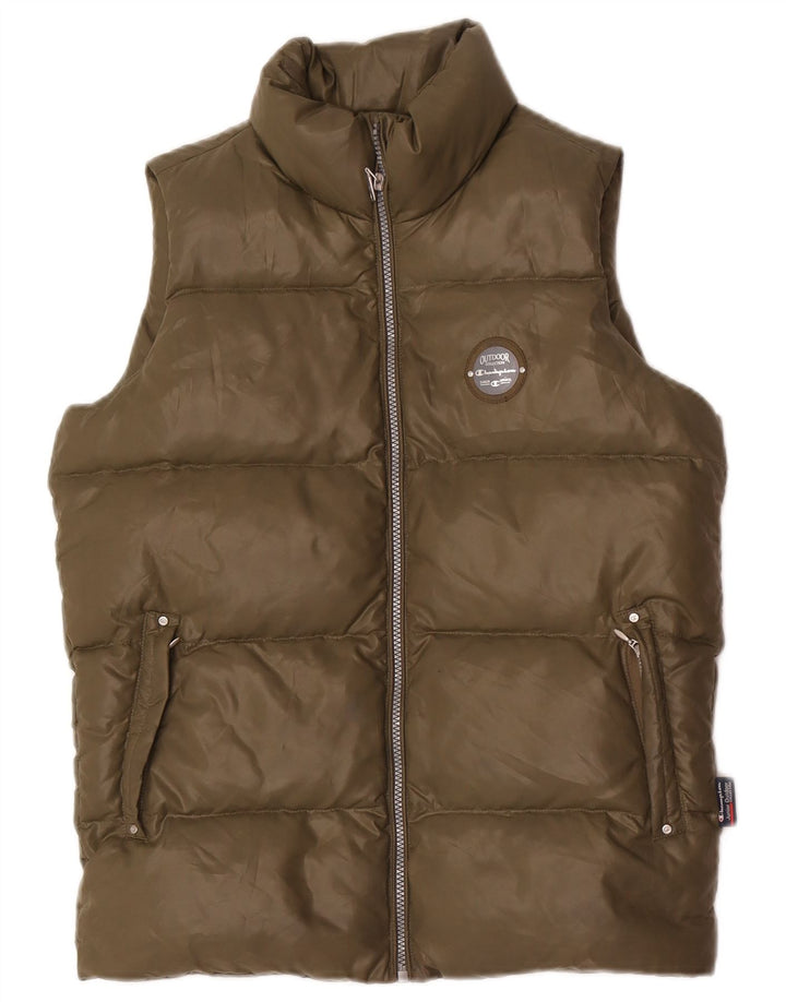 Champion Piger Polstret Gilet 11-12 år Stor Khaki Polyester