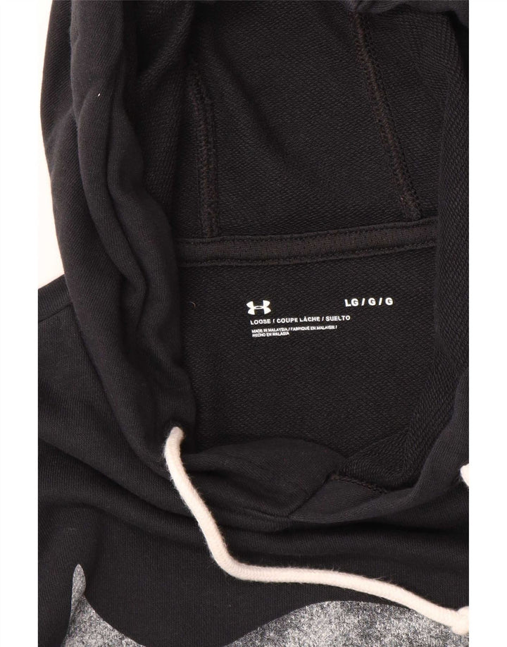Under Armour Grafisk hættetrøje til mænd, stor sort