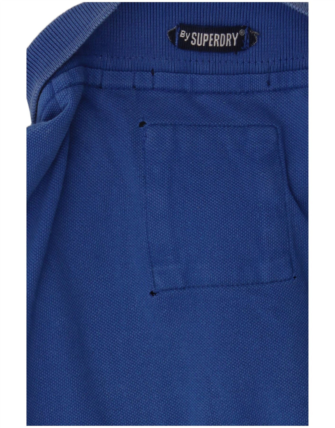 Superdry grafisk poloshirt til mænd 2XL blå bomuld
